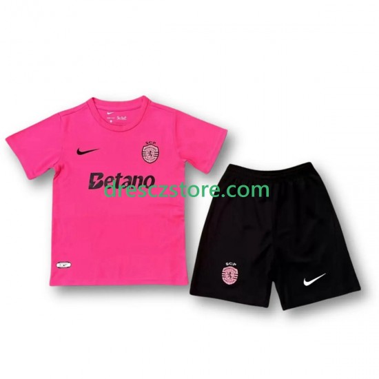 Sporting CP Special Domácí Dres 2024-2025 Krátký rukáv Děti Fotbalové Dresy