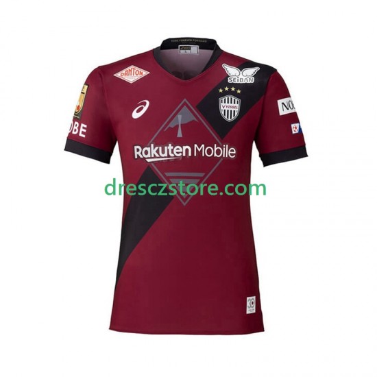 Vissel Kobe Domácí Dres 2025 Krátký rukáv Muže Fotbalové Dresy