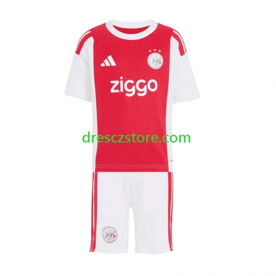 AFC Ajax Domácí Dres 2026-2027 Krátký rukáv Děti Fotbalové Dresy