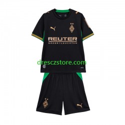 Rusko Bo Monchengladbach Venkovní Dres 2026-2027 Krátký rukáv Děti Fotbalové Dresy
