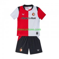 Feyenoord Rotterdam Domácí Dres 2026-2027 Krátký rukáv Děti Fotbalové Dresy
