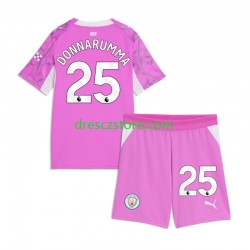 Manchester City Gianluigi Donnarumma Brankářské Venkovní Dres 2026-2027 Krátký rukáv Děti Fotbalové Dresy