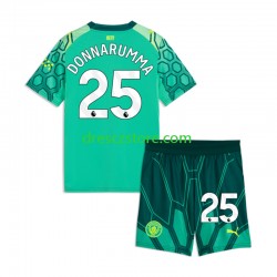 Manchester City Gianluigi Donnarumma Brankářské Domácí Dres 2026-2027 Krátký rukáv Děti Fotbalové Dresy
