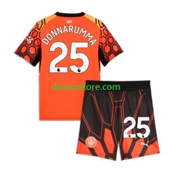 Manchester City Gianluigi Donnarumma Brankářské Alternativní Dres 2026-2027 Krátký rukáv Děti Fotbalové Dresy