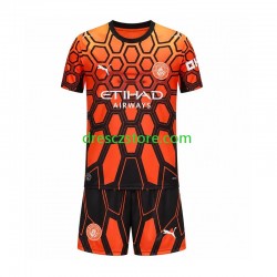 Manchester City Brankářské Alternativní Dres 2026-2027 Krátký rukáv Děti Fotbalové Dresy