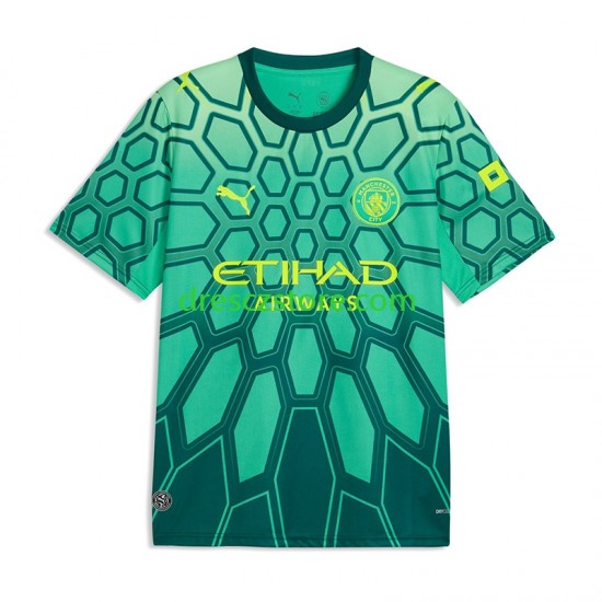 Manchester City Brankářské Domácí Dres 2026-2027 Krátký rukáv Muže Fotbalové Dresy