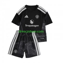 Manchester United Brankářské Domácí Dres 2026-2027 Krátký rukáv Děti Fotbalové Dresy
