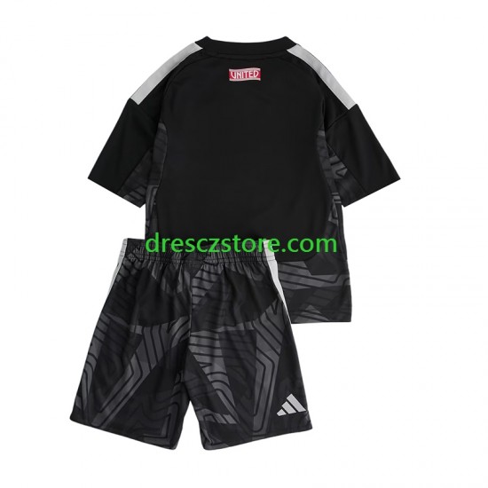 Manchester United Brankářské Domácí Dres 2026-2027 Krátký rukáv Děti Fotbalové Dresy