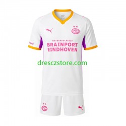PSV Eindhoven Venkovní Dres 2026-2027 Krátký rukáv Děti Fotbalové Dresy