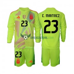 Argentina Emiliano Martinez 23 Brankářské Venkovní Dres 2024 Dlouhý rukáv Děti Fotbalové Dresy