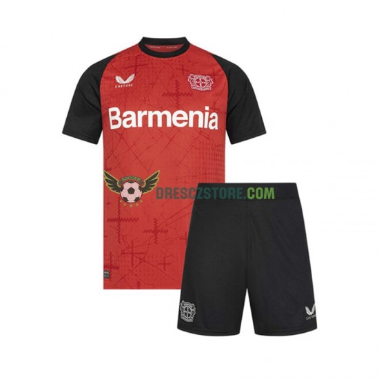Bayer 04 Leverkusen Domácí Dres 2024-2025 Krátký rukáv Děti Fotbalové Dresy