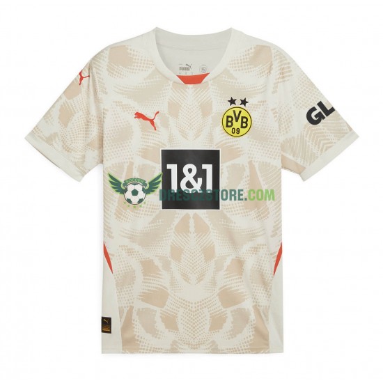 Borussia Dortmund Brankářské Venkovní Dres 2024-2025 Krátký rukáv Muže Fotbalové Dresy