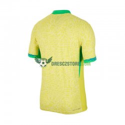 Brazílie Domácí Dres Copa America 2024 Krátký rukáv Muže Fotbalové Dresy