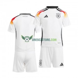 Německo Domácí Dres Euro 2024 Krátký rukáv Děti Fotbalové Dresy