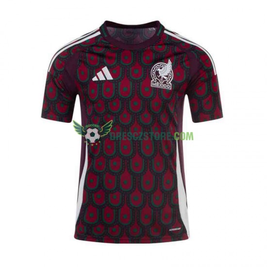 Mexiko Domácí Dres Copa America 2024 Krátký rukáv Muže Fotbalové Dresy