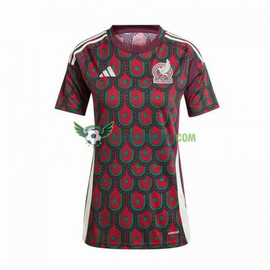 Mexiko Domácí Dres Copa America 2024 Krátký rukáv Ženy Fotbalové Dresy
