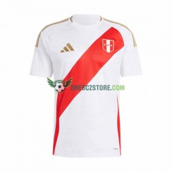 Peru Domácí Dres Copa America 2024 Krátký rukáv Muže Fotbalové Dresy