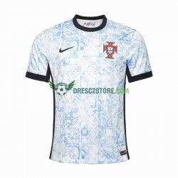 Portugalsko Venkovní Dres Euro 2024 Krátký rukáv Muže Fotbalové Dresy