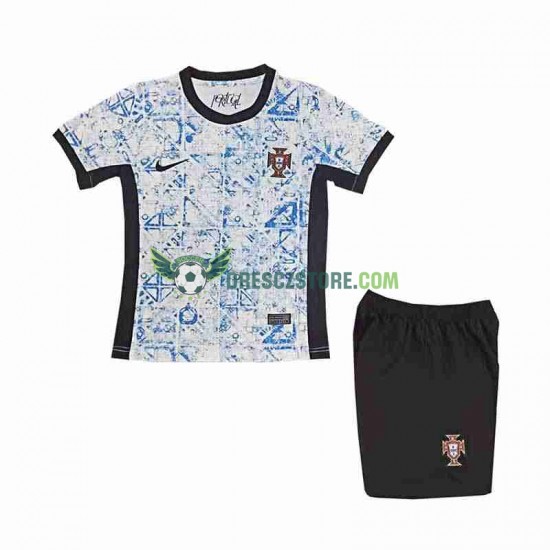 Portugalsko Venkovní Dres Euro 2024 Krátký rukáv Děti Fotbalové Dresy