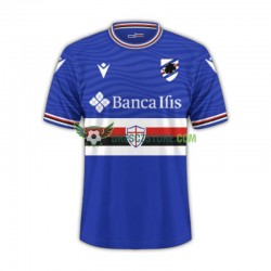 Sampdoria Domácí Dres 2023-2024 Krátký rukáv Muže Fotbalové Dresy