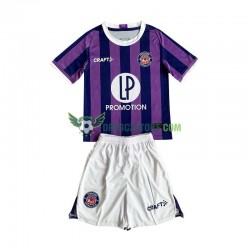 Toulouse FC Venkovní Dres 2023-2024 Krátký rukáv Děti Fotbalové Dresy