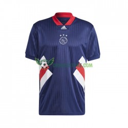 AFC Ajax Icon Retro Domácí Dres 2022-2023 Krátký rukáv Muže Fotbalové Dresy