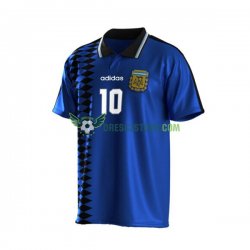 Argentina Maradona 10 Retro Venkovní Dres 1994 Krátký rukáv Muže Fotbalové Dresy