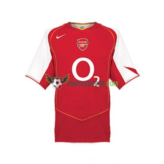 Arsenal Retro Domácí Dres 2004 Krátký rukáv Muže Fotbalové Dresy