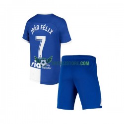 Atlético Madrid Joao Felix 7 120 Anniversary Domácí Dres 2022-2023 Krátký rukáv Děti Fotbalové Dresy