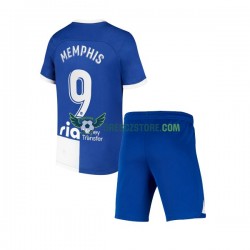 Atlético Madrid Memphis 9 120 Anniversary Domácí Dres 2022-2023 Krátký rukáv Děti Fotbalové Dresy
