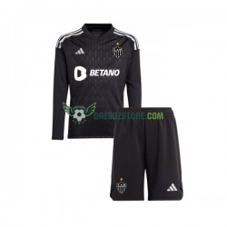 Atletico Mineiro Brankářské Domácí Dres 2023 Dlouhý rukáv Děti Fotbalové Dresy