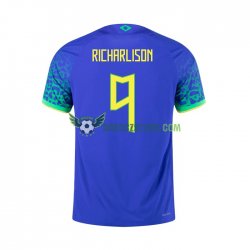 Brazílie RICHARLISON 9 Venkovní Dres 2022 Krátký rukáv Muže Fotbalové Dresy