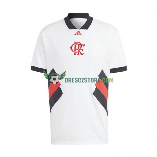 CR Flamengo Icon Retro Domácí Dres 2022-2023 Krátký rukáv Muže Fotbalové Dresy