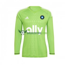 Charlotte FC Brankářské Domácí Dres 2023-2024 Dlouhý rukáv Muže Fotbalové Dresy