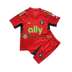 Charlotte FC Brankářské Alternativní Dres 2023 Krátký rukáv Děti Fotbalové Dresy