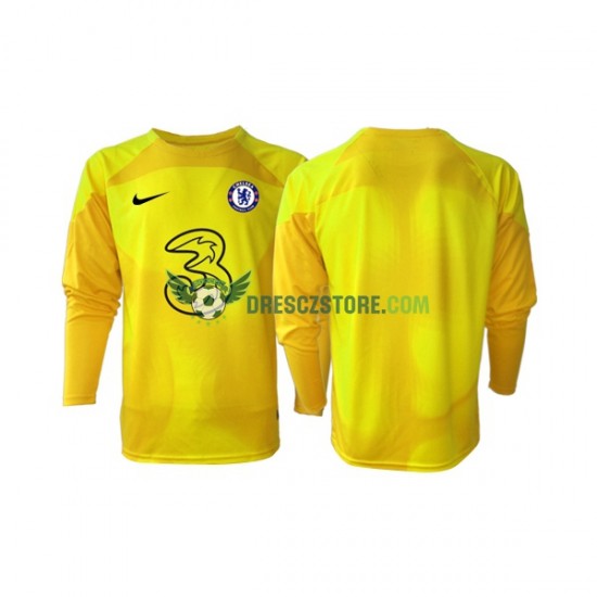 Chelsea Brankářské Venkovní Dres 2022-2023 Dlouhý rukáv Muže Fotbalové Dresy