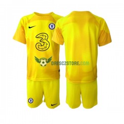 Chelsea Brankářské Venkovní Dres 2022-2023 Krátký rukáv Děti Fotbalové Dresy
