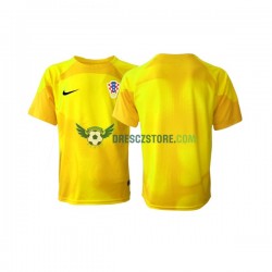Chorvatsko Brankářské Domácí Dres MS ve fotbale 2022 Krátký rukáv Muže Fotbalové Dresy