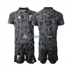Granada Brankářské Domácí Dres 2022-2023 Krátký rukáv Děti Fotbalové Dresy