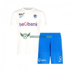 KRC Genk Venkovní Dres 2022-2023 Krátký rukáv Děti Fotbalové Dresy