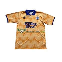 Leeds United Retro Venkovní Dres 1991-1992 Krátký rukáv Muže Fotbalové Dresy