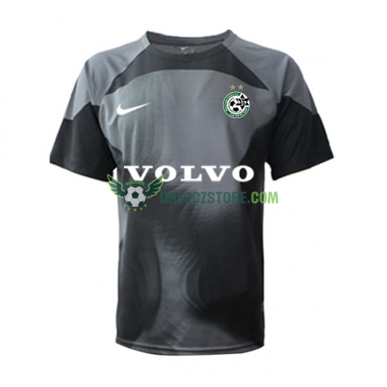 Maccabi Haifa Brankářské Domácí Dres 2022-2023 Krátký rukáv Muže Fotbalové Dresy