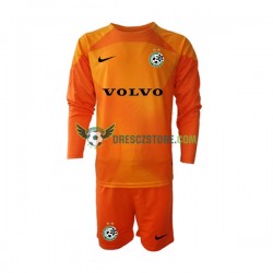 Maccabi Haifa Brankářské Venkovní Dres 2022-2023 Dlouhý rukáv Děti Fotbalové Dresy