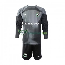 Maccabi Haifa Brankářské Domácí Dres 2022-2023 Dlouhý rukáv Děti Fotbalové Dresy
