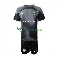 Maccabi Haifa Brankářské Domácí Dres 2022-2023 Krátký rukáv Děti Fotbalové Dresy
