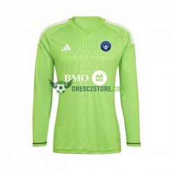 CF Montréal Brankářské Domácí Dres 2023 Dlouhý rukáv Muže Fotbalové Dresy