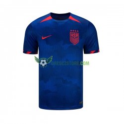 Spojené Státy Americké Venkovní Dres 2023 Krátký rukáv Muže Fotbalové Dresy