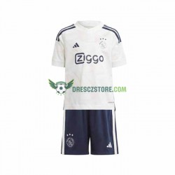 AFC Ajax Venkovní Dres 2023-2024 Krátký rukáv Děti Fotbalové Dresy
