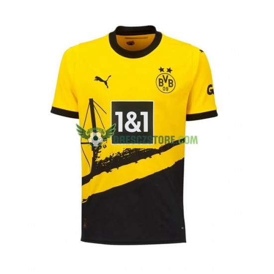 Borussia Dortmund Domácí Dres 2023-2024 Krátký rukáv Muže Fotbalové Dresy