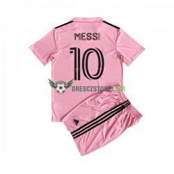Inter Miami Lionel Messi 10 Domácí Dres 2023 Krátký rukáv Děti Fotbalové Dresy